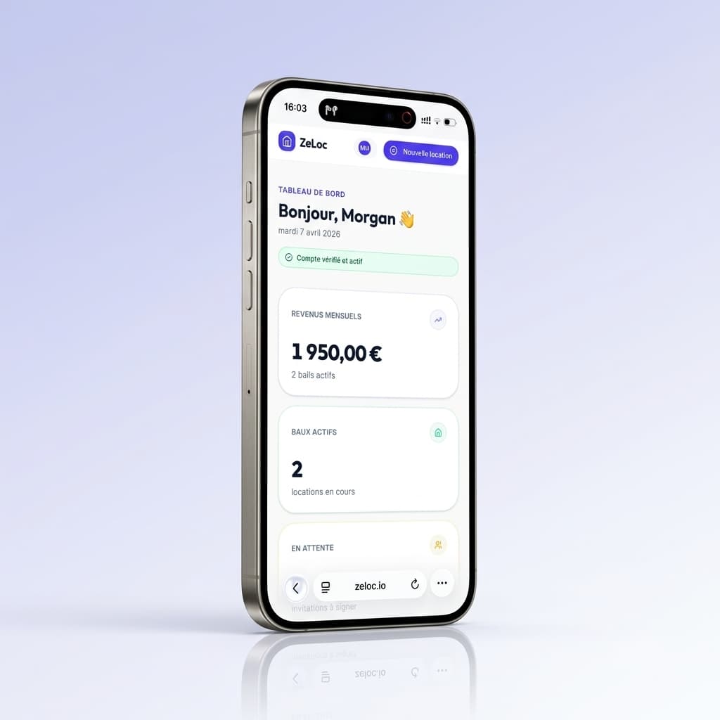 Aperçu de l'application ZeLoc