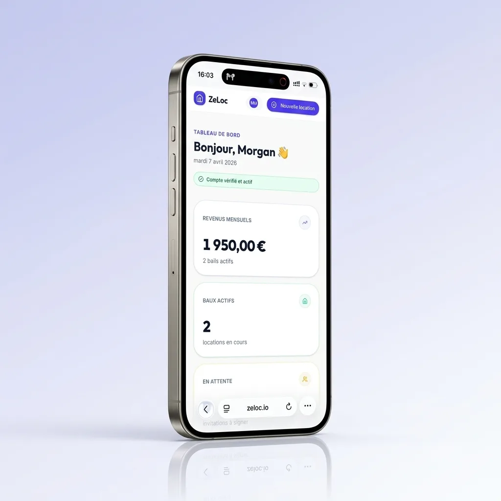 Aperçu de l'application ZeLoc